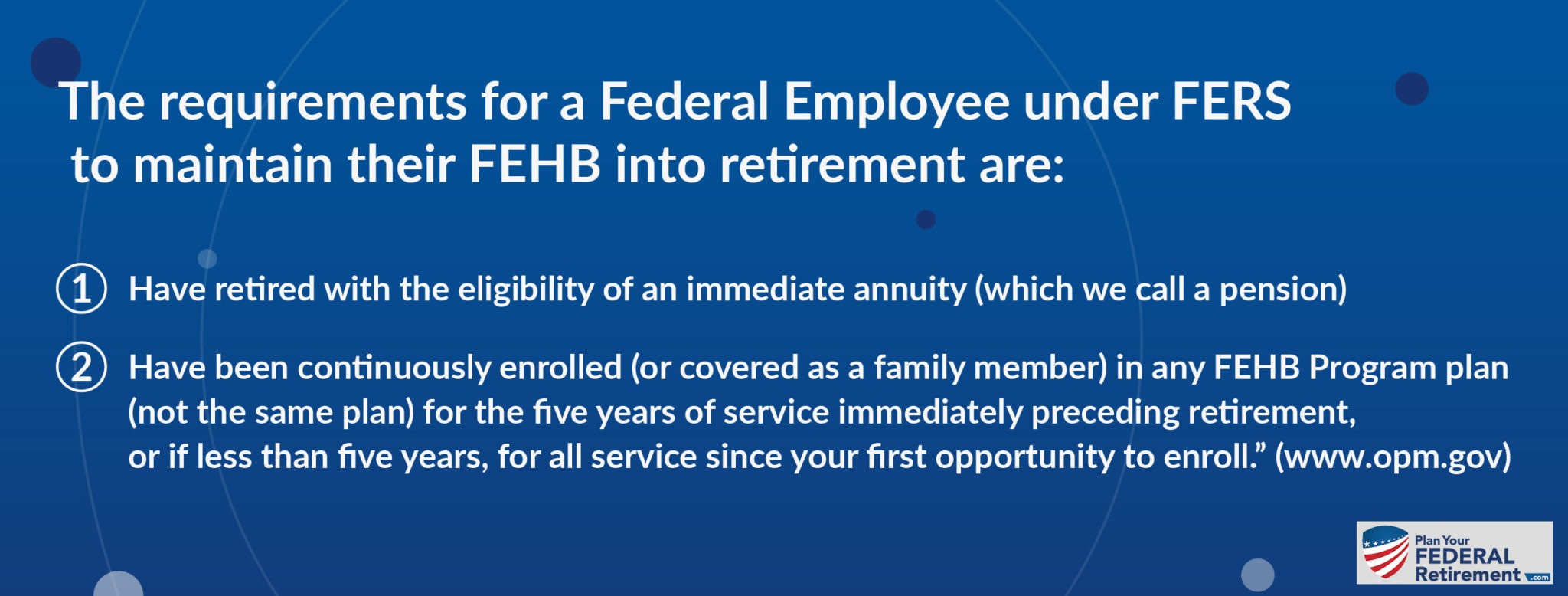 FEHB in Retirement Plan Your Federal Retirement