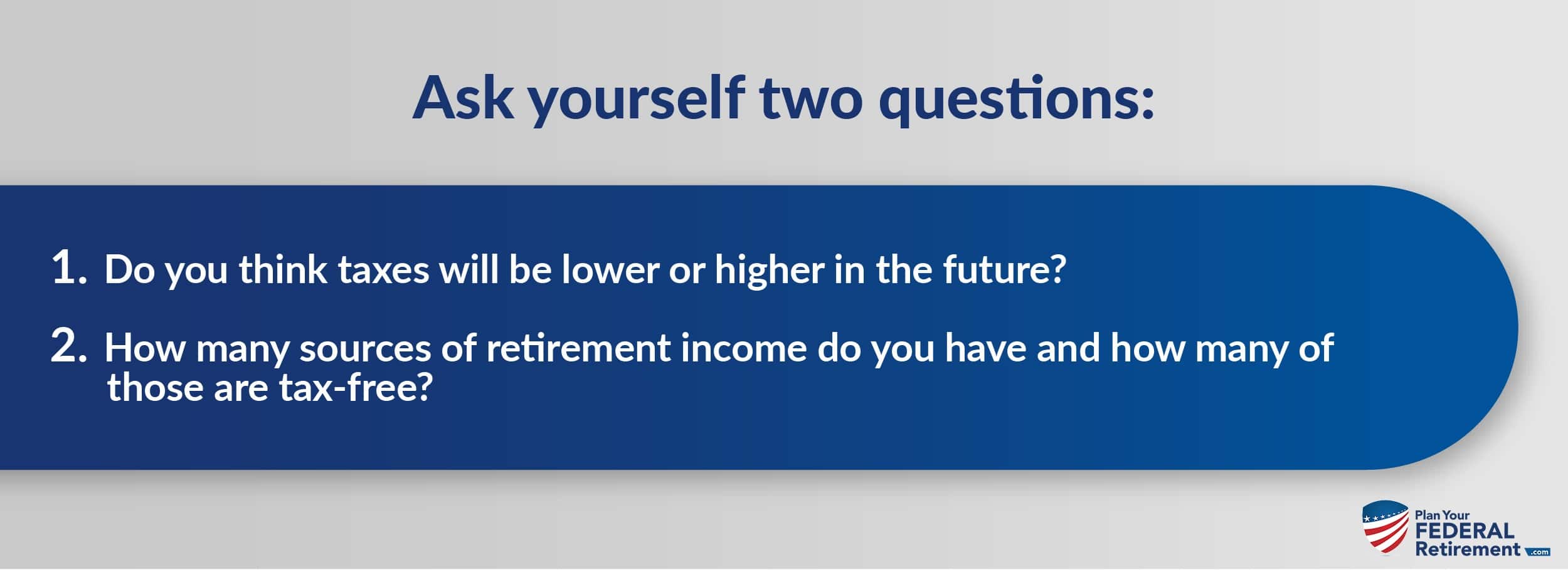 Two Questions to ask yourself about tax