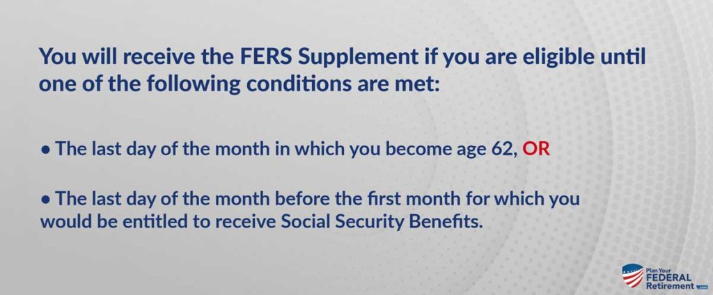 FERS Annuity Supplement Reductions - Plan Your Federal Retirement