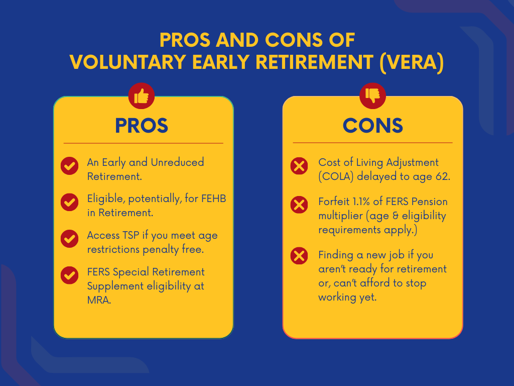 Pros and cons of a VERA